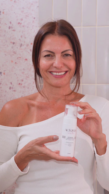 Espuma de Limpeza Facial Pele Oleosa Acéquia